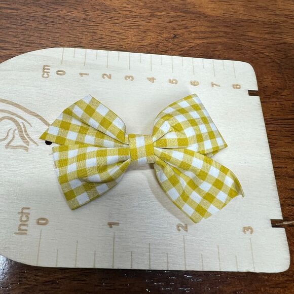 Hair pins fashion bear flower ribbon hair pin 4PC set Yellow anime LA Comic Con - Picture 16 of 16